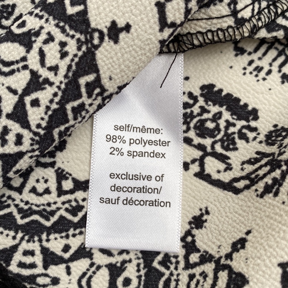 NWT Maurice’s black and cream sleeveless shift dress. - Picture 10 of 14